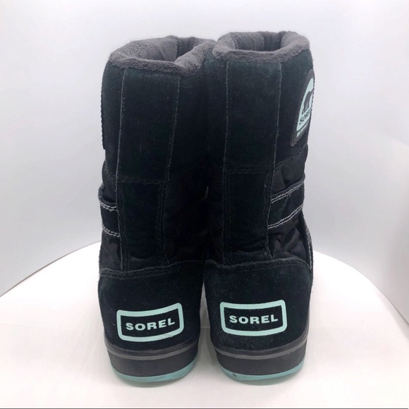 sorel nl2080-010 waterproof glacy quilted 8.5 - Picture 2 of 6